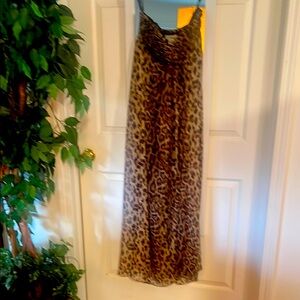 Leopard Print Maxi Dress
